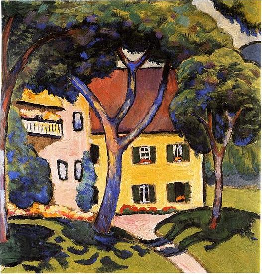 August Macke Staudacher's house at the Tegernsee